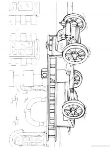 Read more about the article Desenho de camião de bombeiros antigo